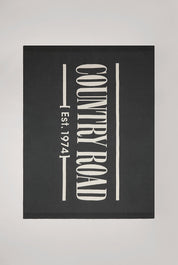 Country Road Heritage Knit Throw | Charcoal