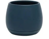 Addie Round Ceramic Pot & Saucer | Blue 16.5cm