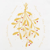 Rader Paper Napkins | Gold Mistletoe
