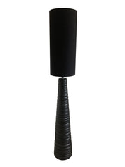 Robert Mark Belize Ceramic Floor Lamp | Black