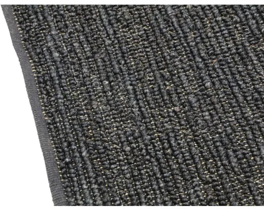 Robert Mark Jose Chunky Loop Jute Rug 120cm X 180cm | Charcoal