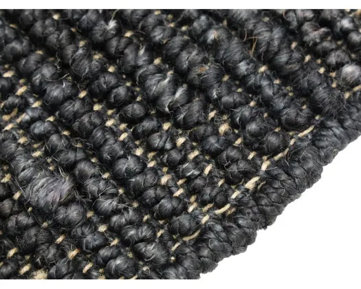 Robert Mark Jose Chunky Loop Jute Rug 180cm X 230cm | Charcoal