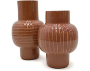 Robert Mark Remi Gloss Vase | Desert Brown