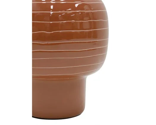Robert Mark Remi Gloss Vase | Desert Brown