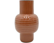 Robert Mark Remi Gloss Vase | Desert Brown