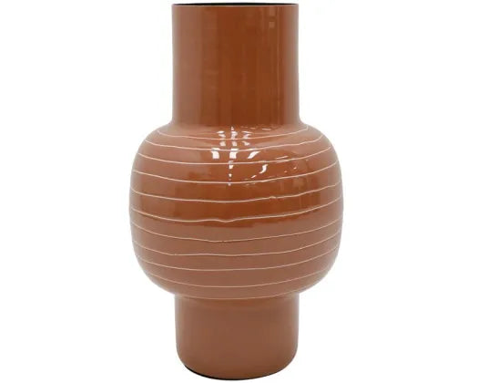 Robert Mark Remi Gloss Vase | Desert Brown