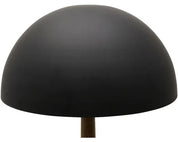 Robert Mark Oiled Walnut Black Iron Wood Lamp | 155cm