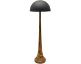 Robert Mark Oiled Walnut Black Iron Wood Lamp | 155cm