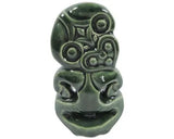 Ceramic Tiki Green| 12.5cm