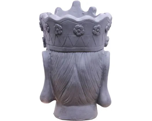 Buddha Head Planter | White
