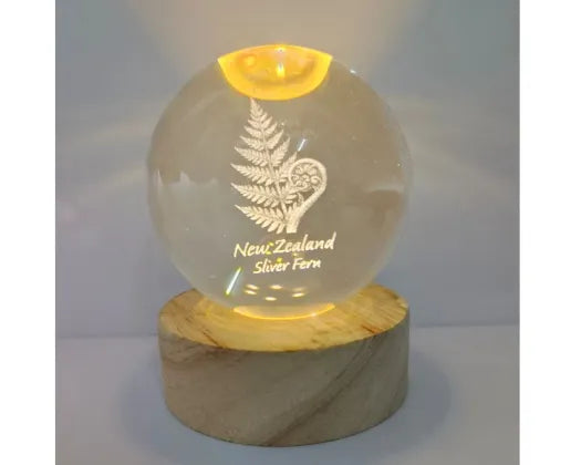 Slice Of Heaven Light Up Glass Ball | Fern