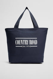 CR Cotton Printed Heritage Shopper | Navy