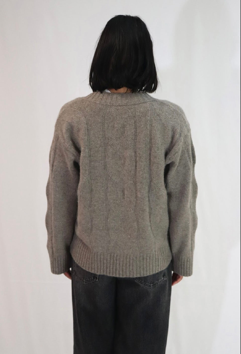 Tatano Liuliu V Neck Jersey | Mocha