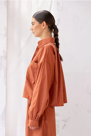 Re-Create Boxy Shirt | Burnt Sienna