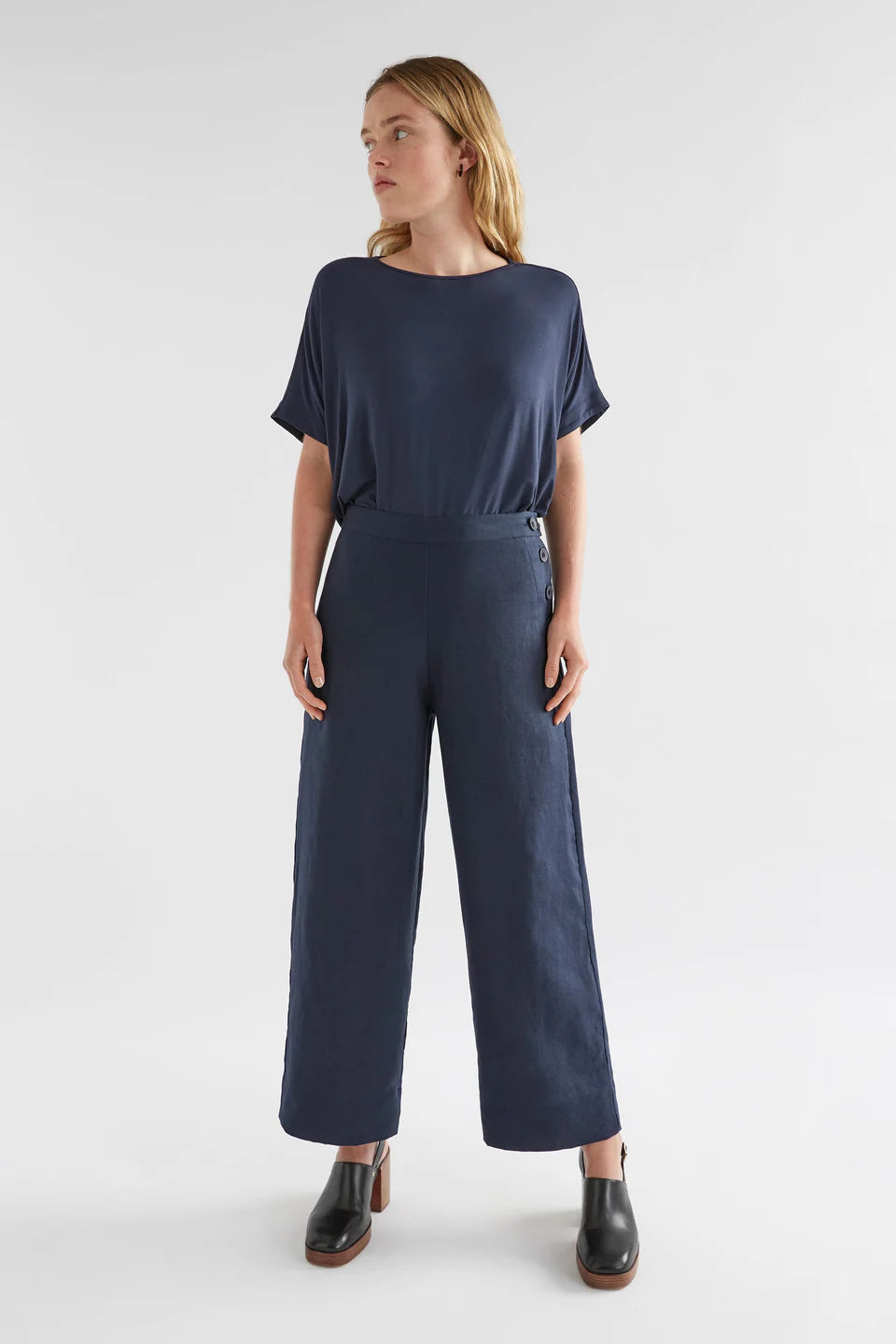 Elk Hersom Linen Pant | Moonlight