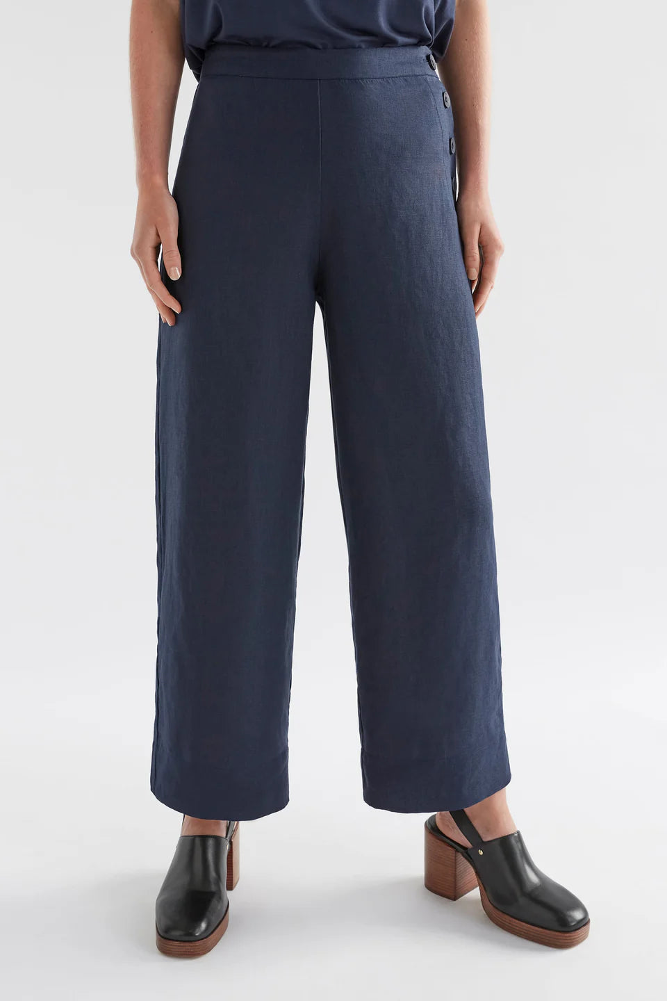 Elk Hersom Linen Pant | Moonlight