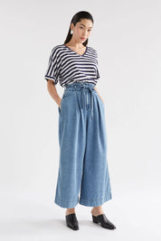 Elk Seter Tee | Navy White