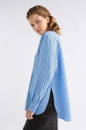 Elk Hedi Shirt | Chambray Stripe