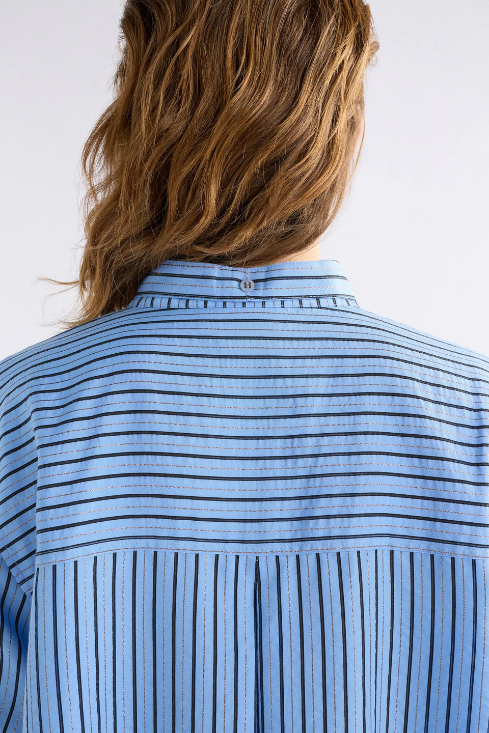 Elk Hedi Shirt | Chambray Stripe