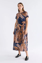 Elk Haki Dress | Brandr Print