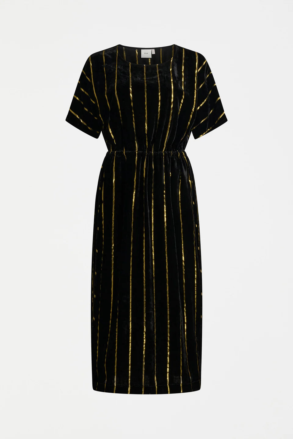 Elk Lumii Velvet Dress | Black Gold