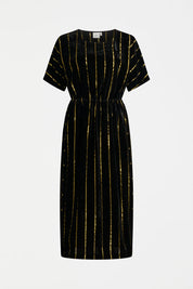 Elk Lumii Velvet Dress | Black Gold