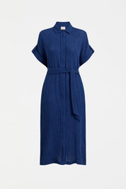 Elk Edeka Shirt Dress | Vibrant Blue