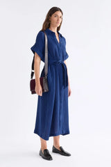 Elk Edeka Shirt Dress | Vibrant Blue