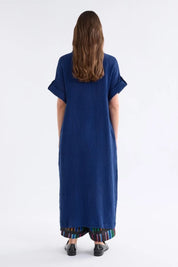 Elk Edeka Shirt Dress | Vibrant Blue