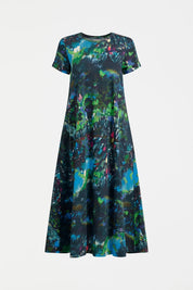 Elk Haki Dress | Landskap Print