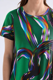 Elk Sigel T Shirt Dress | Facet Print
