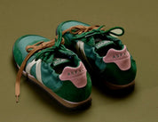 ASFVLT Grace Sneaker | DK Green Pink