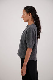 Briarwood Fancy Cardigan | Charcoal