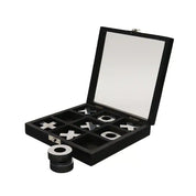 Le Forge Tic Tac Toe Box | Black Silver
