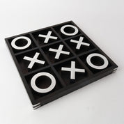 Le Forge Tic Tac Toe Box | Black Silver