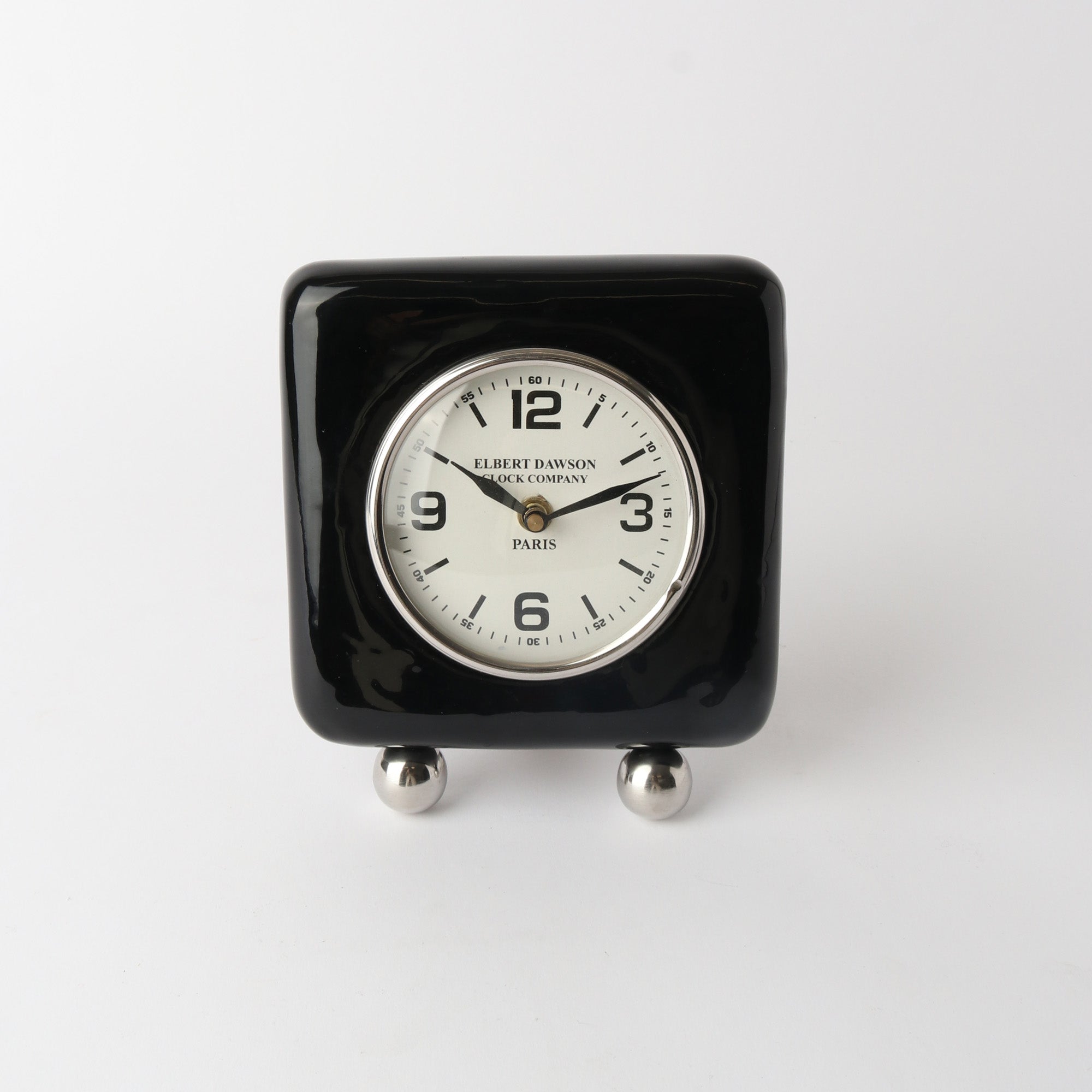 Le Forge Classic Clock | Black Gloss