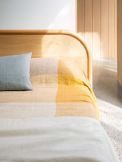 Citta Large Wool Blanket | Natural