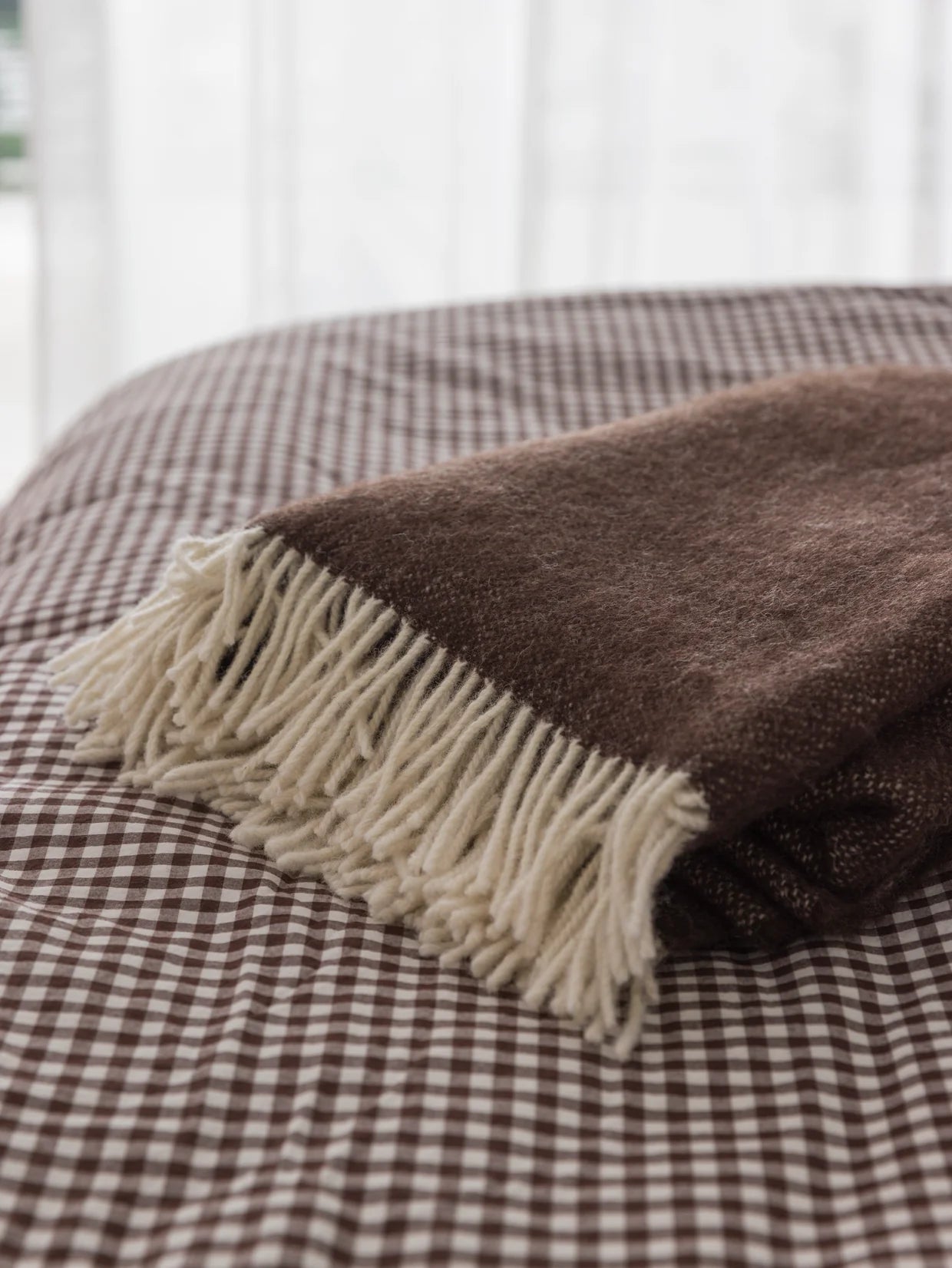 Citta Wool Throw | Cocoa