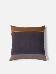 Citta Obi Euro Cushion Cover | Blue Black Dijon