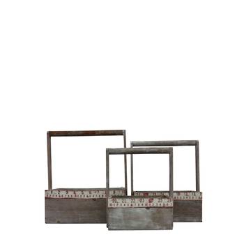 Le Monde Set Of 3 Garden Baskets