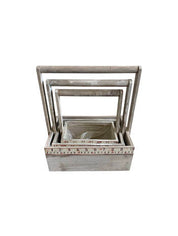 Le Monde Set Of 3 Garden Baskets