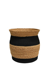 Bangla Baskets | Natural With Black Medium