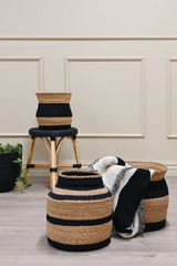 Tulaa Basket | Natural With Black
