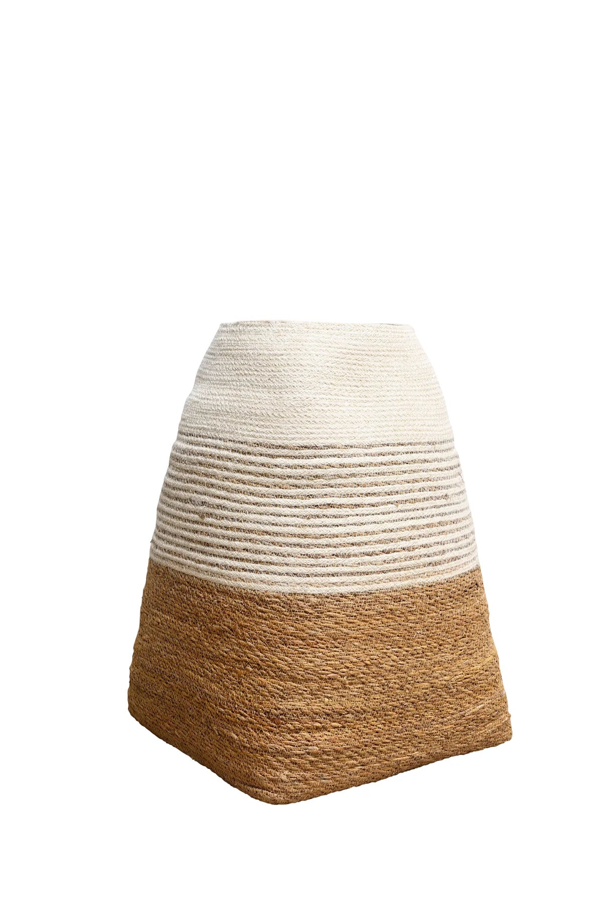 Maren Basket | Natural With White