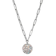 Dyrberg Kern Amara Necklace | Crystal Shiny Silver