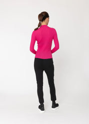 Two By Two Derby Top | Hot Pink