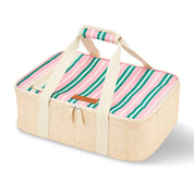 Picnic Make & Take Bag | Pink & Green Stripe