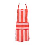 Annabel Trend Apron Reg Printed | Red Stripe