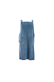 Denim Apron | Apple Embroidery