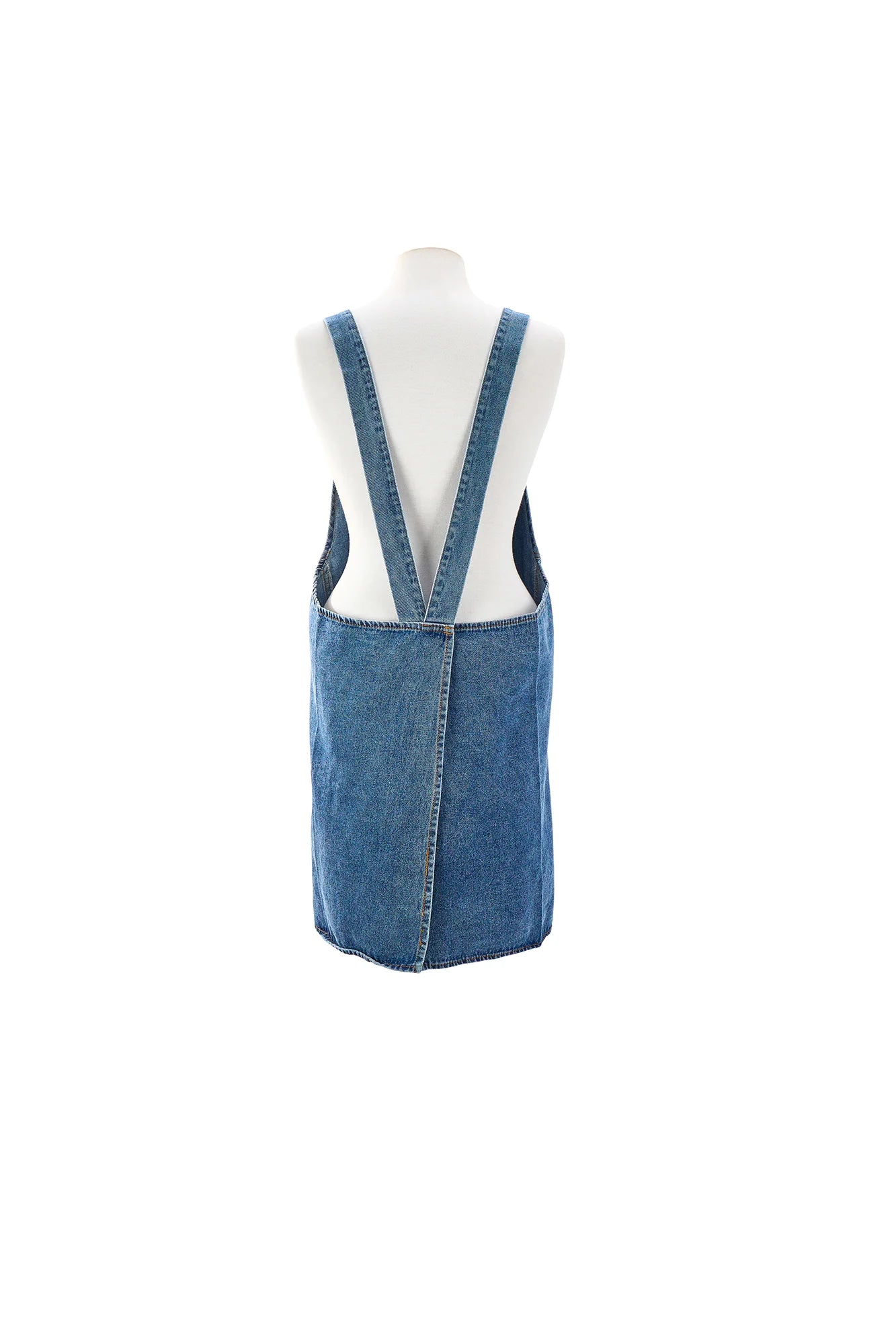 Denim Apron | Apple Embroidery
